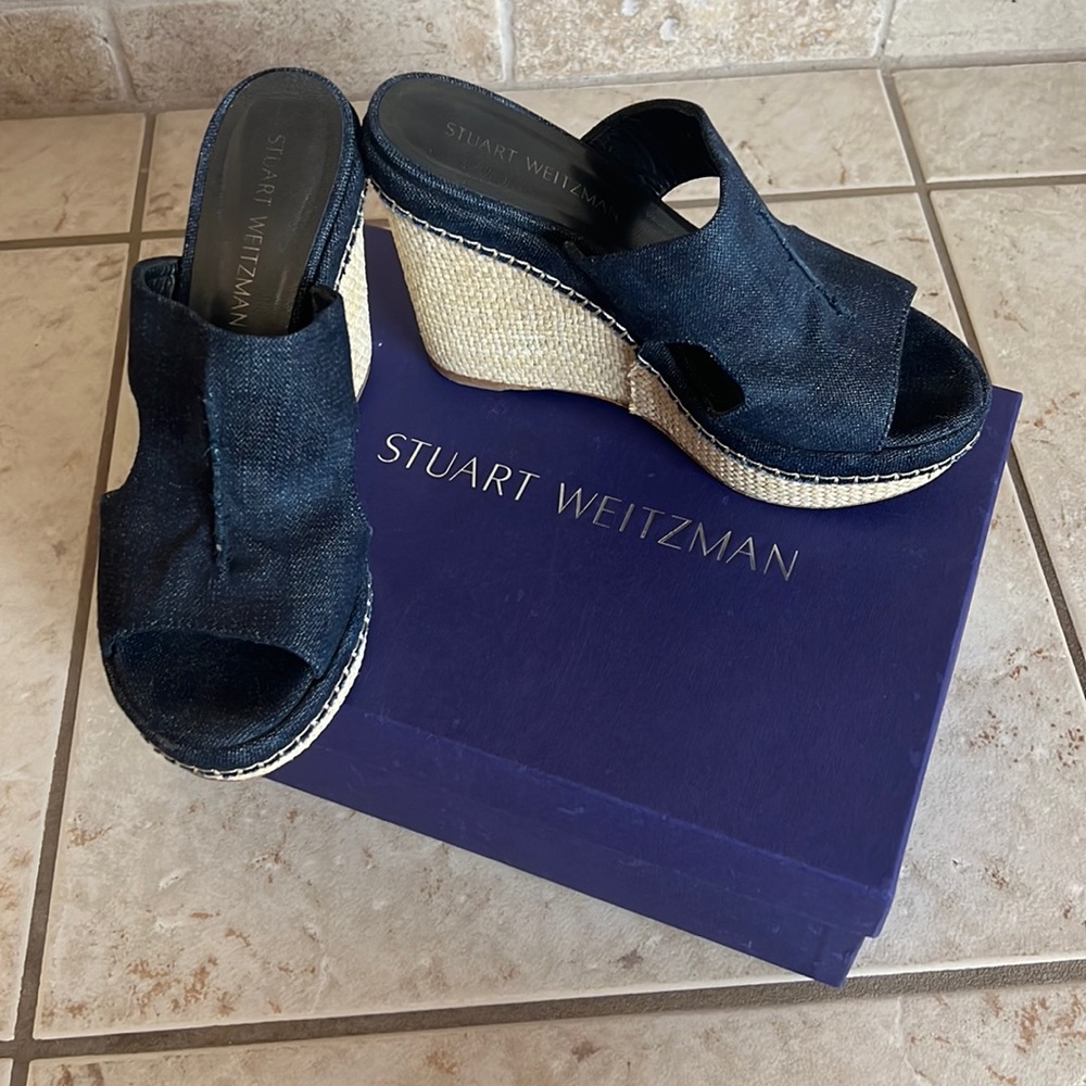 Stuart Weizman Wedges Size 8.5 - image 1